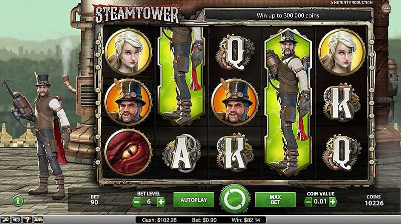 Игровой автомат «Steam Tower» в казино Адмирал