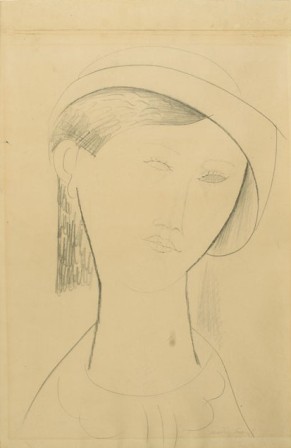 Карандашный набросок — «Портрет Беатрис Гастингс», 1915 год