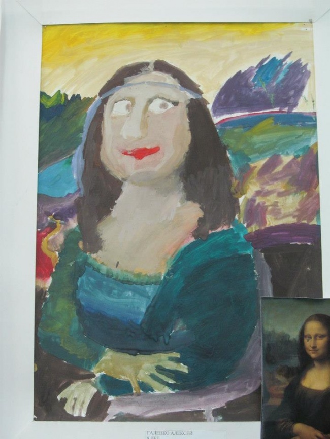 В Азове дети нарисовали картины великих художников