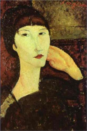 Каземир Малевич :: Адриана (Женщина с челкой) (1917)
