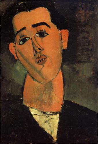 Каземир Малевич :: Портрет Хуана Гриса (1915)