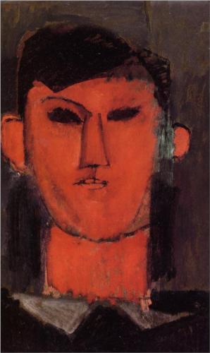 Каземир Малевич :: Портрет Пикассо (1915)