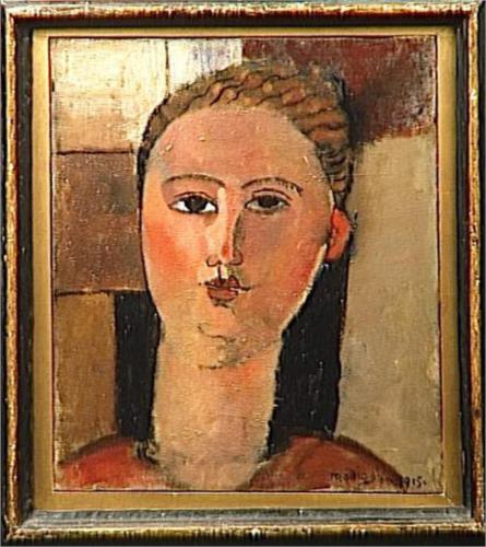 Каземир Малевич :: Рыжеволосая девушка (1915)