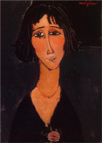 Каземир Малевич :: Молодая девушка с розой (1916)