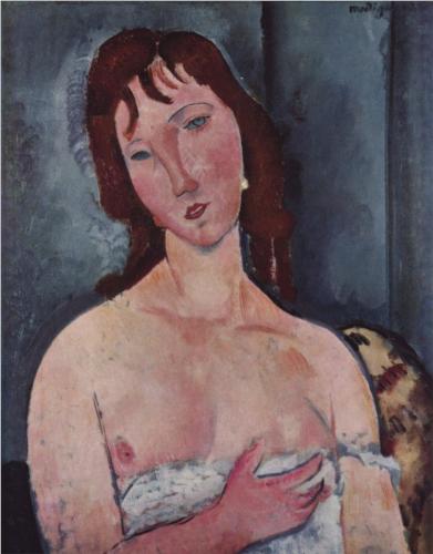 Каземир Малевич :: Молодая женщина (1918)